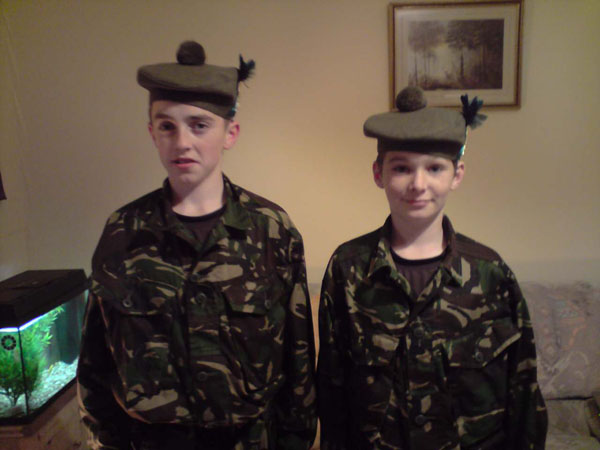 in the army